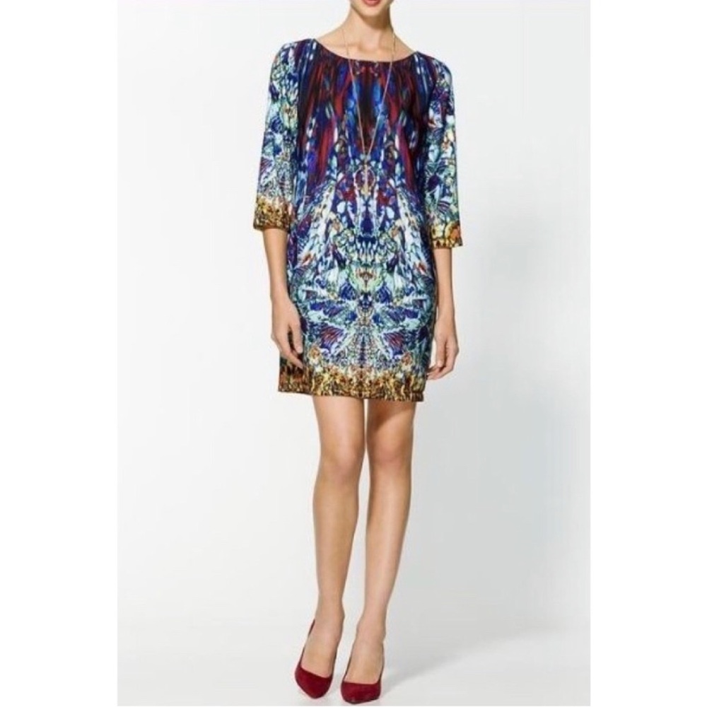 Rhyme & Echo Kaleidoscope shift dress